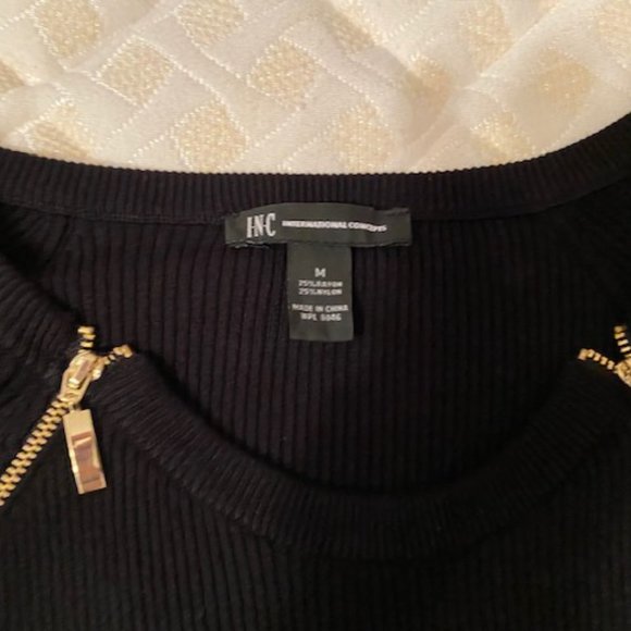 INC Concepts Black Sweater Dress - Picture 4 of 6